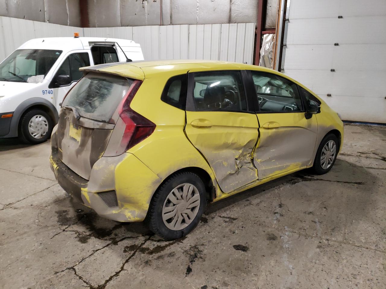 2015 Honda Fit VIN 3HGGK5H53FM723886 Copart auction photo, all over damage thumbnail 3