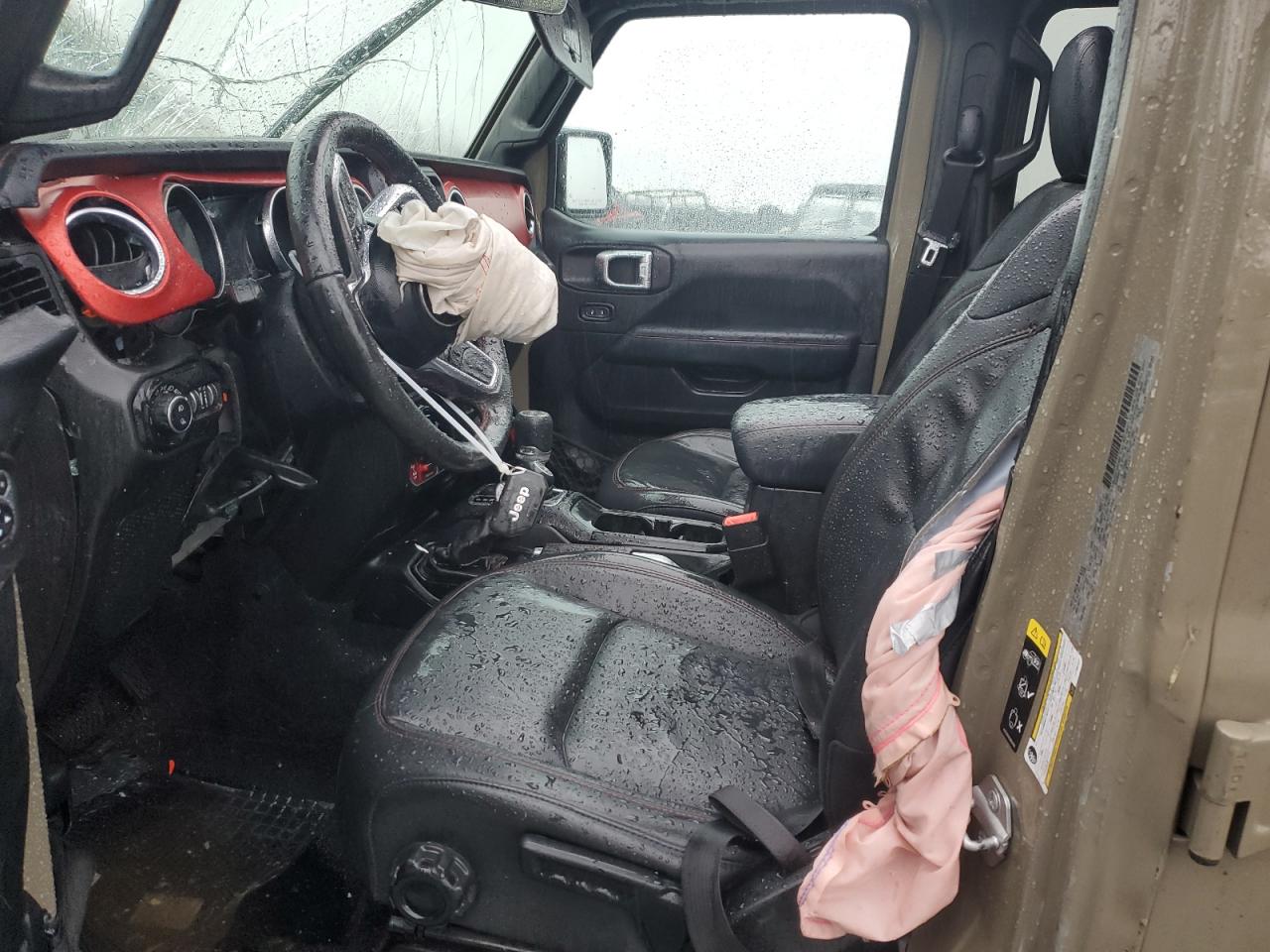 2020 Jeep Gladiator VIN 1C6JJTBGXLL195127 Copart auction photo, rollover damage thumbnail 7