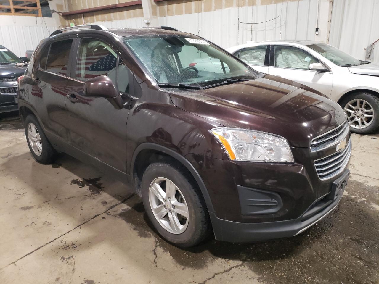 2015 Chevrolet Trax VIN KL7CJRSB0FB118623 Copart auction photo, all over damage thumbnail 4