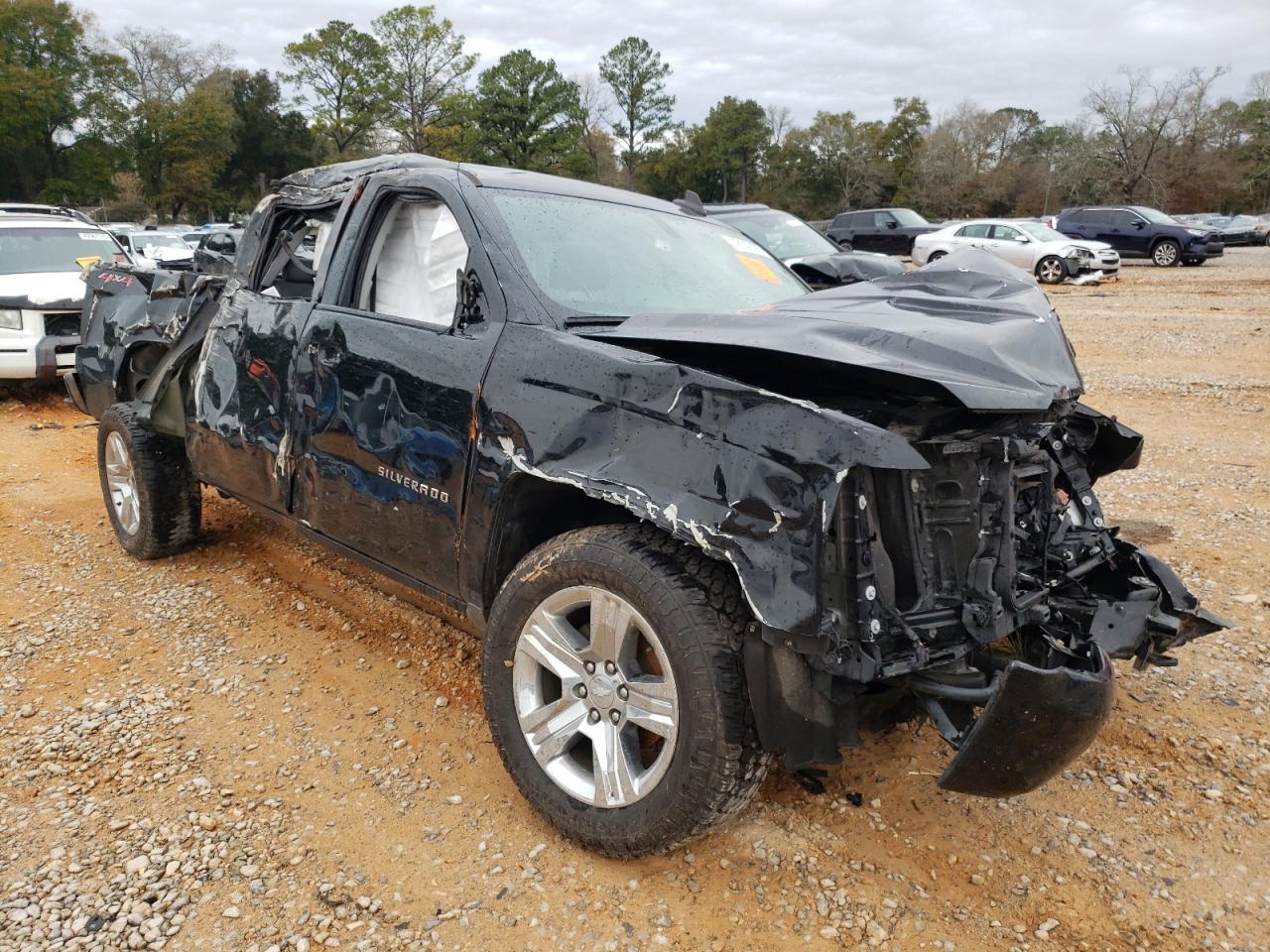 2018 Chevrolet Silverado VIN 3GCUKPEC1JG584915 Copart auction photo, all over damage thumbnail 4