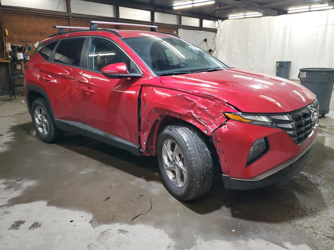 2023 Hyundai Tucson VIN 5NMJBCAE5PH275822 Copart auction photo, all over damage thumbnail 4