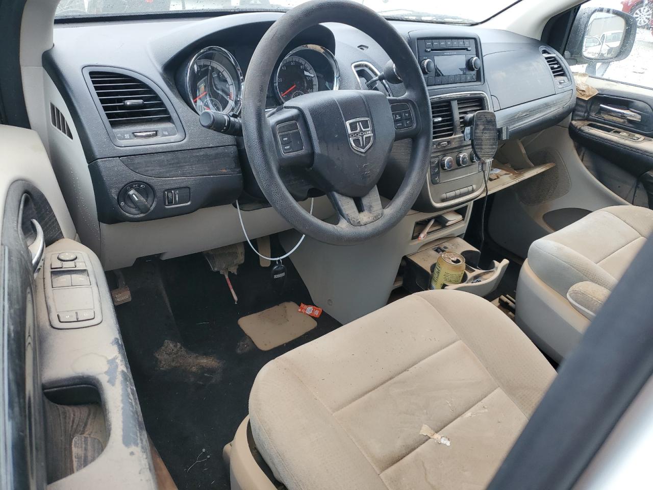 2013 Dodge Caravan VIN 2C4RDGBG1DR586623 Copart auction photo, water/flood / minor dent/scratches damage thumbnail 8