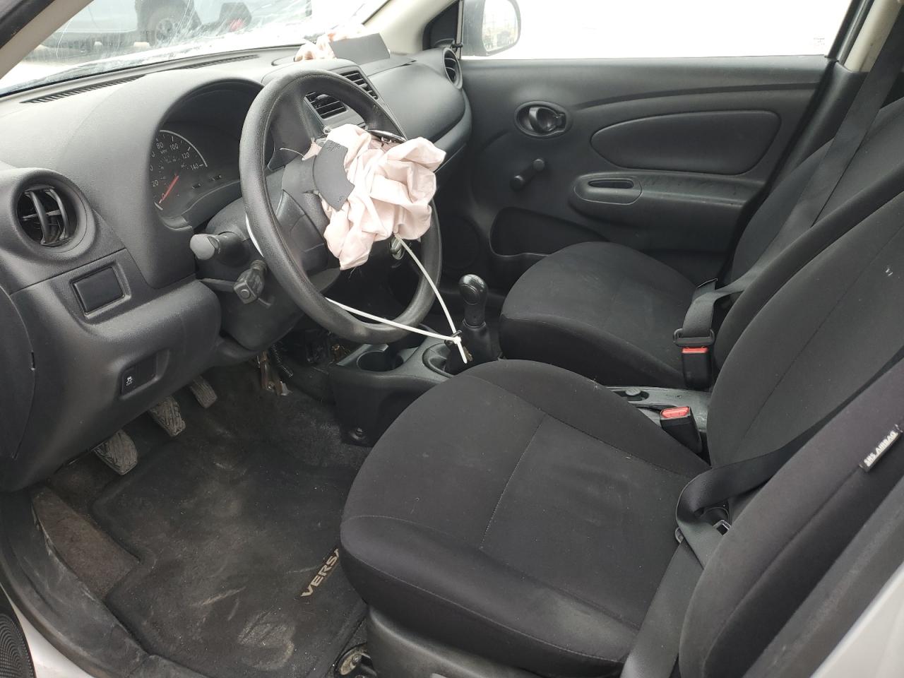 2012 Nissan Versa VIN 3N1CN7AP8CL844025 Copart auction photo, front end / side damage thumbnail 7