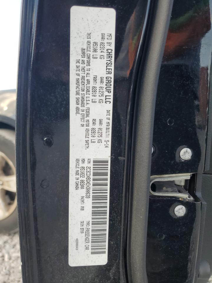 2014 Dodge Charger VIN 2C3CDXBGXEH300639 Copart auction photo, front end damage thumbnail 13
