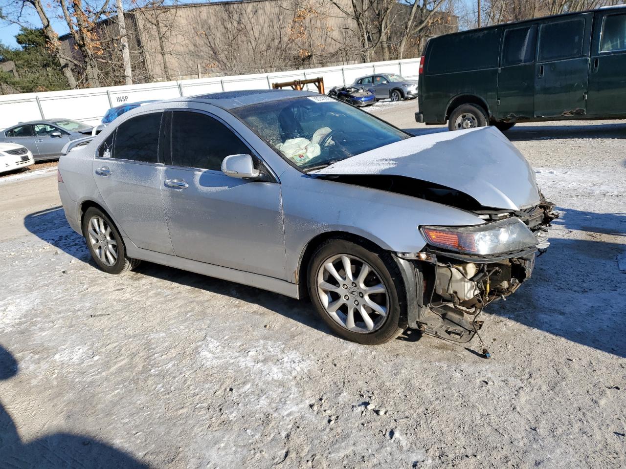 2006 Acura TSX VIN JH4CL96816C040082 Copart auction photo, front end damage thumbnail 4