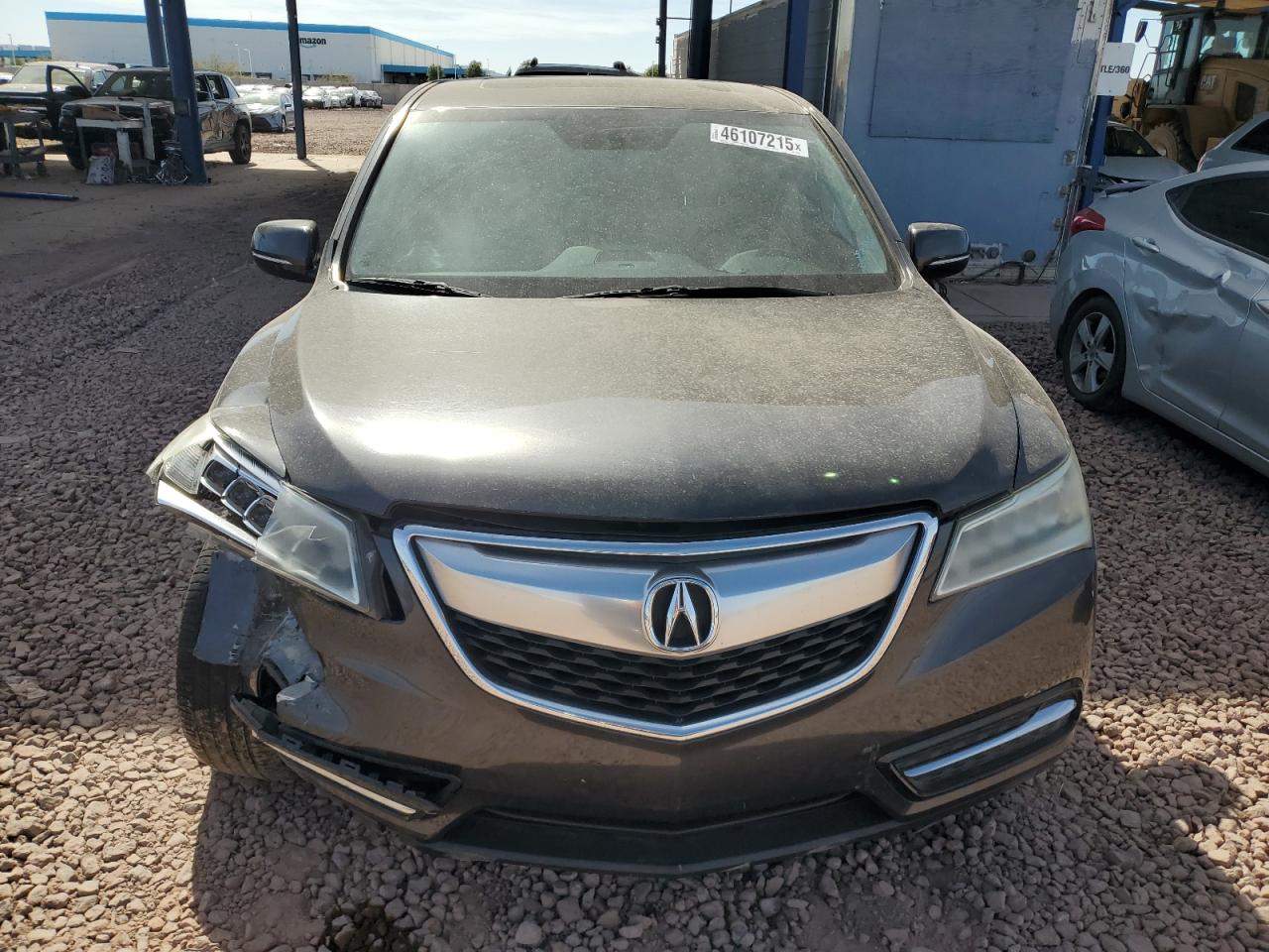 2014 Acura MDX VIN 5FRYD4H2XEB020896 Copart auction photo, front end damage thumbnail 5