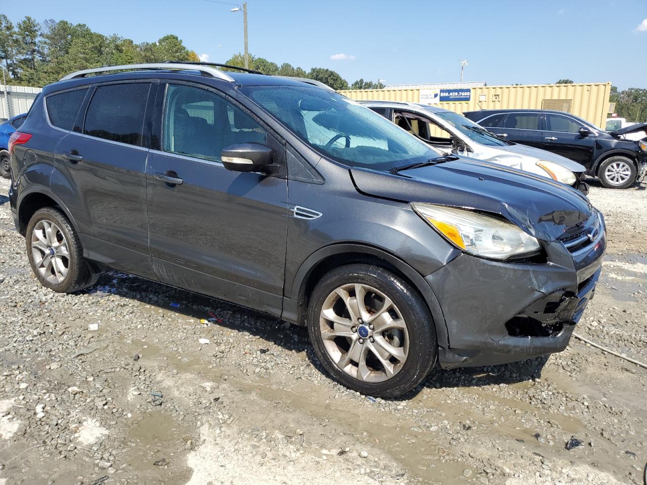 2015 Ford Escape VIN 1FMCU9J96FUA55729 Copart auction photo, front end / rear end damage thumbnail 4