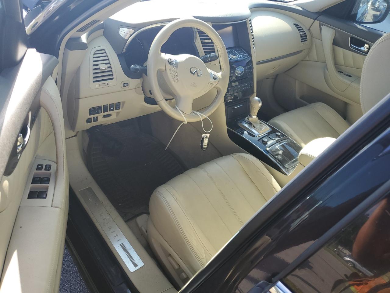 2014 Infiniti QX70 VIN JN8CS1MW2EM413408 Copart auction photo, water/flood damage thumbnail 8