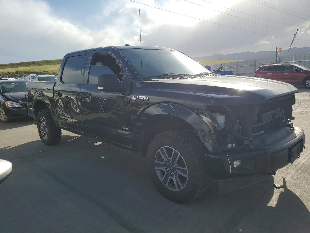 2017 Ford F-150 VIN 1FTEW1EG5HKC77419 Copart auction photo, all over damage thumbnail 4