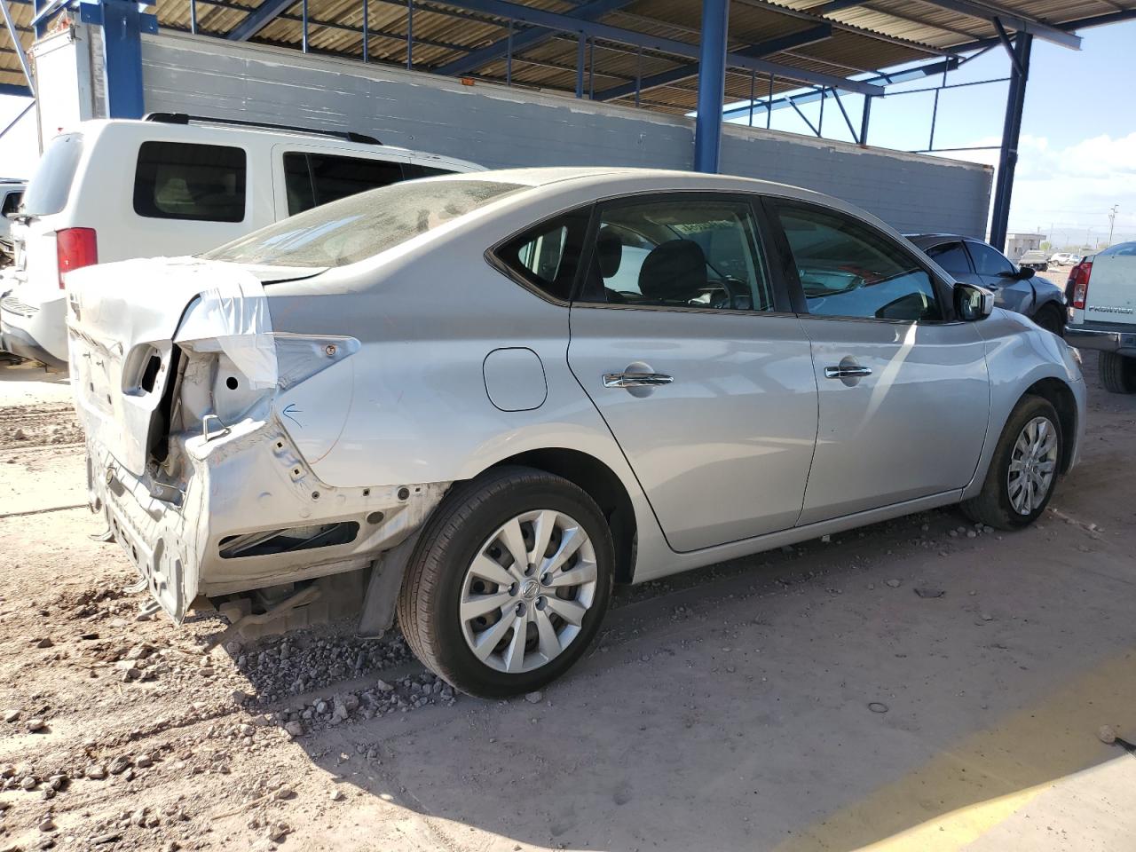 2018 Nissan Sentra VIN 3N1AB7AP0JY224172 Copart auction photo, rear end damage thumbnail 3