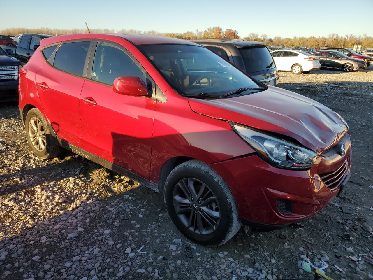 2015 Hyundai Tucson VIN KM8JT3AF0FU091185 Copart auction photo, front end damage thumbnail 4