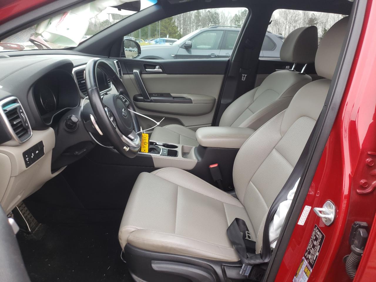 2020 KIA Sportage VIN KNDP63AC3L7631294 Copart auction photo, side damage thumbnail 7