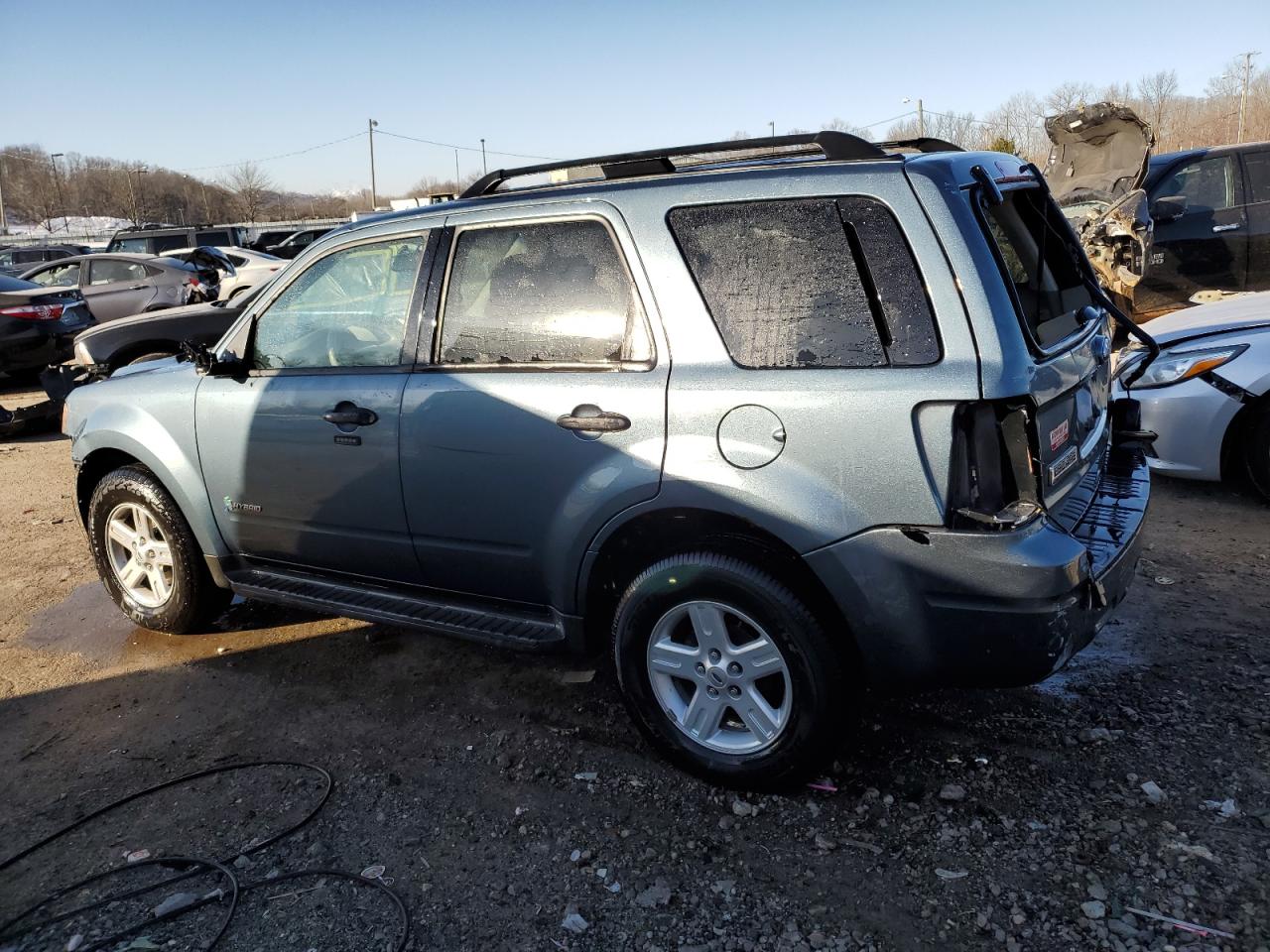2011 Ford Escape VIN 1FMCU4K35BKB58210 Copart auction photo, rear end / front end damage thumbnail 2