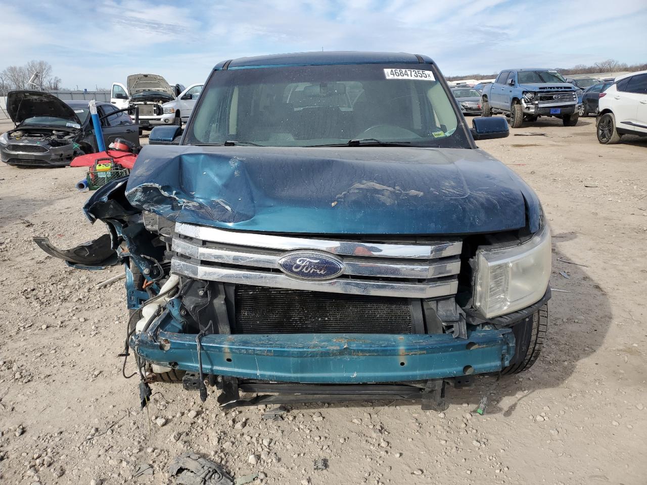 2011 Ford Flex VIN 2FMGK5CC5BBD00643 Copart auction photo, front end damage thumbnail 5