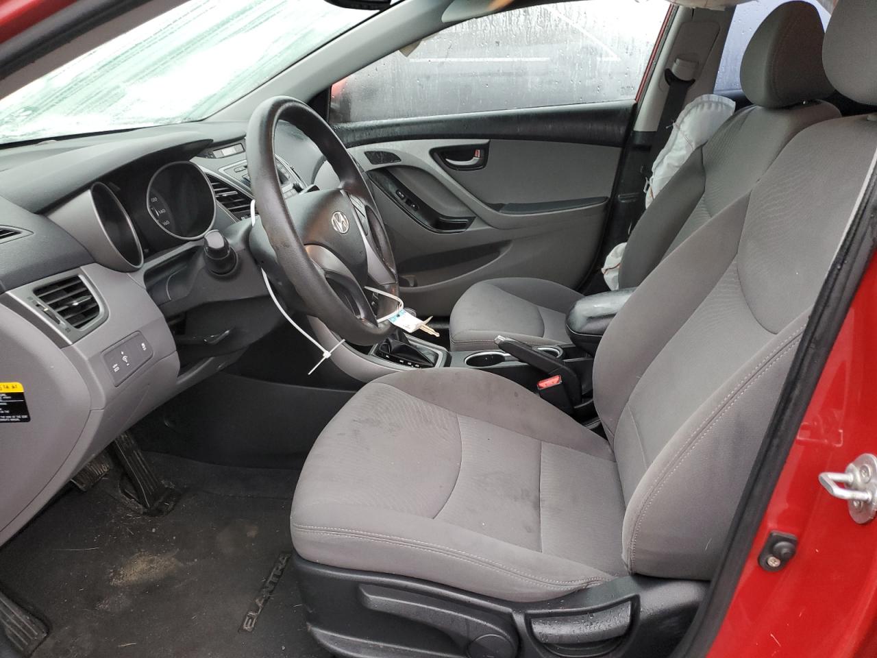2015 Hyundai Elantra VIN KMHDH4AE9FU383364 Copart auction photo, side damage thumbnail 7