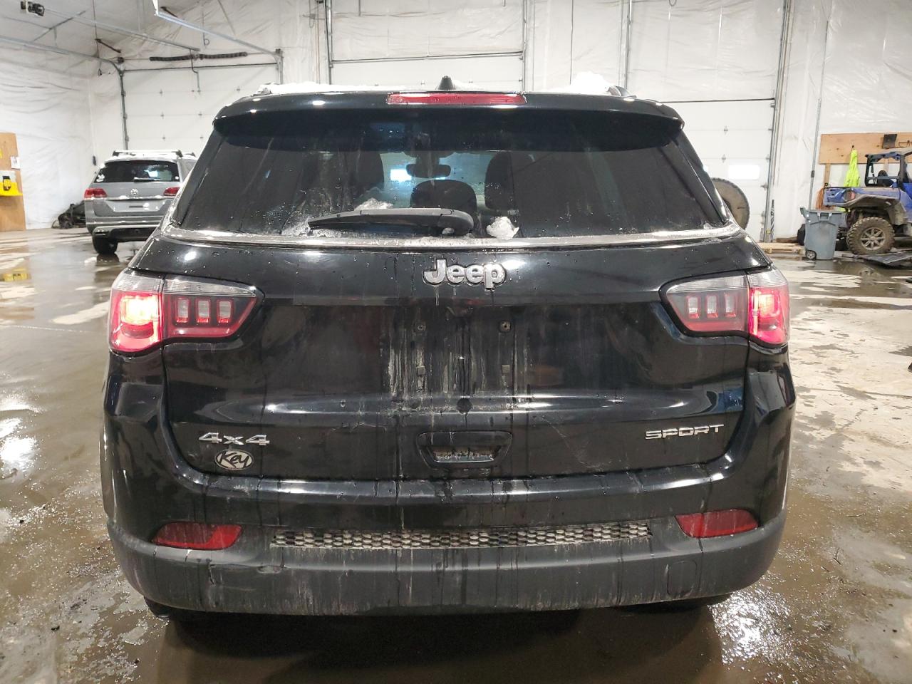 2019 Jeep Compass VIN 3C4NJDAB2KT598592 Copart auction photo, undercarriage / front end damage thumbnail 6