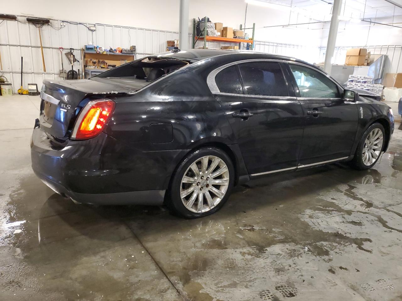 2010 Lincoln MKS VIN 1LNHL9FT4AG601626 Copart auction photo, front end / rear end damage thumbnail 3