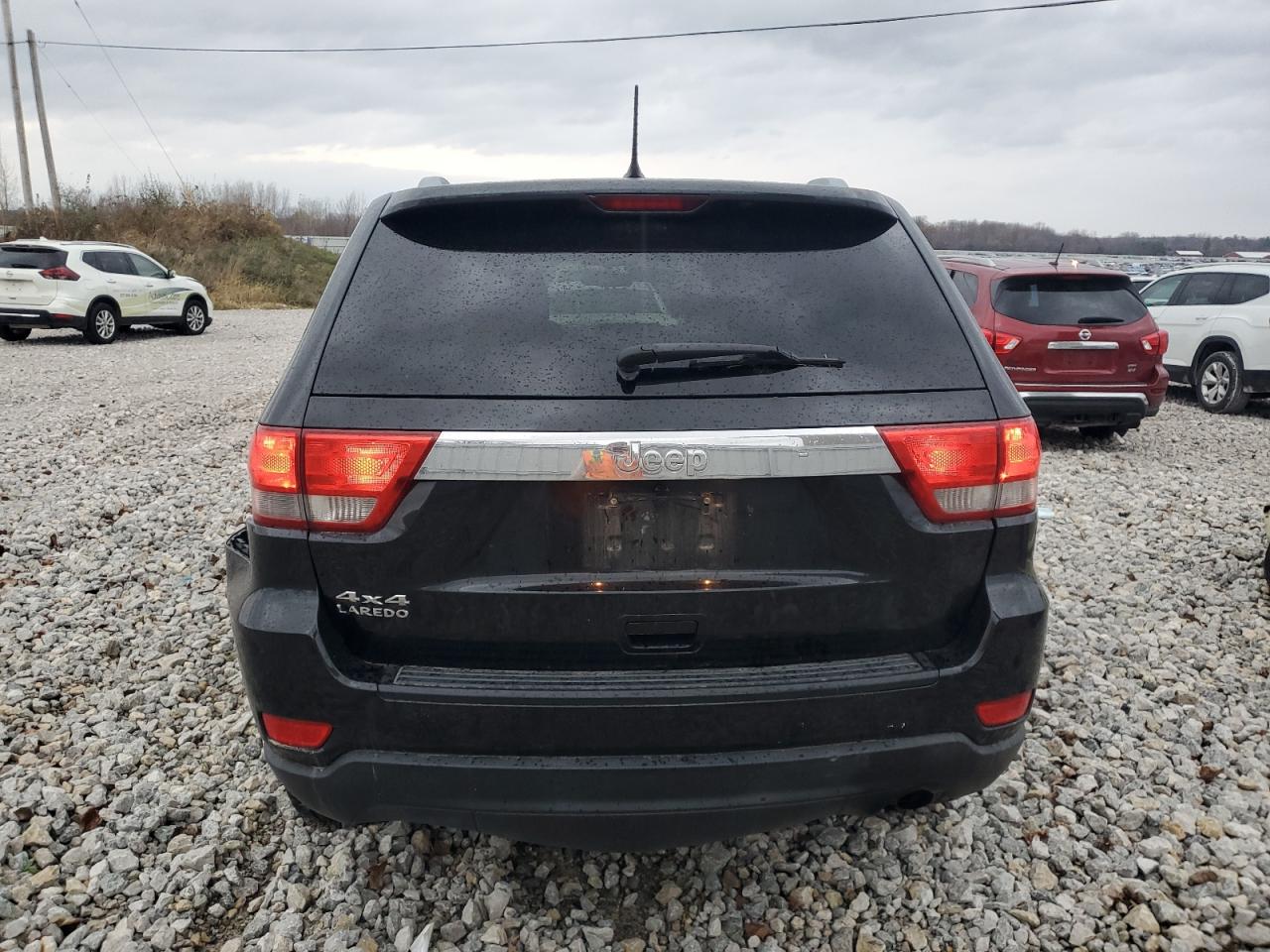 2012 Jeep Grand Cherokee VIN 1C4RJFAGXCC117672 Copart auction photo, front end / rear end damage thumbnail 6