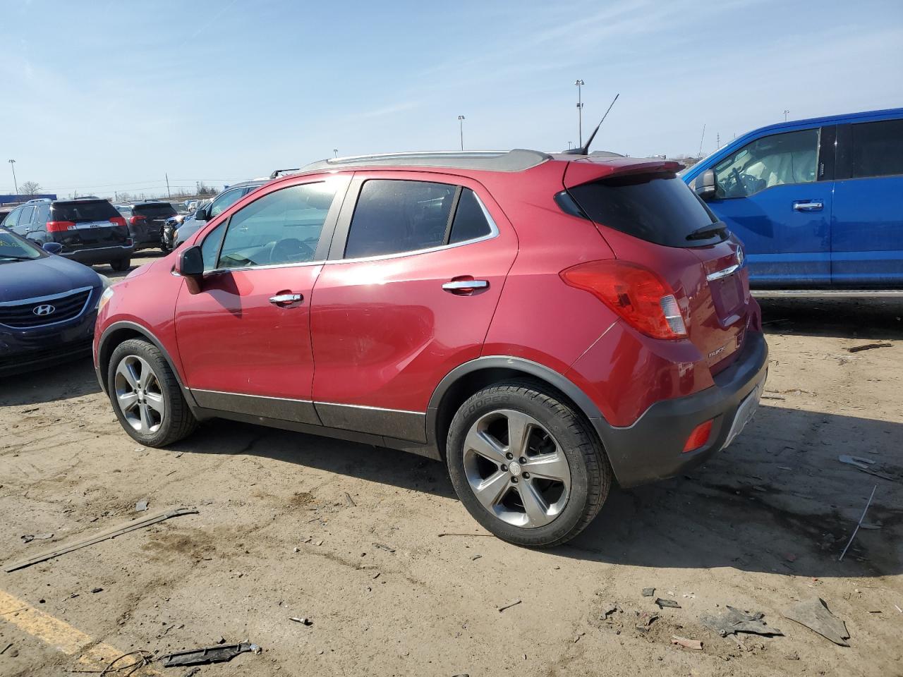 2013 Buick Encore VIN KL4CJBSB1DB183241 Copart auction photo, rear end damage thumbnail 2