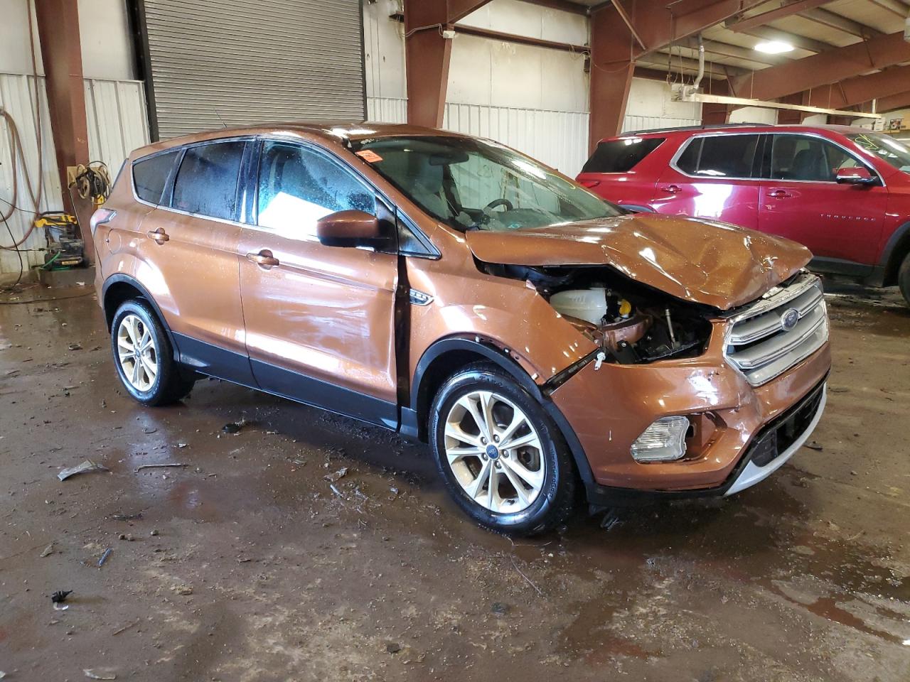 2017 Ford Escape VIN 1FMCU9GD2HUA11032 Copart auction photo, front end / mechanical damage thumbnail 4