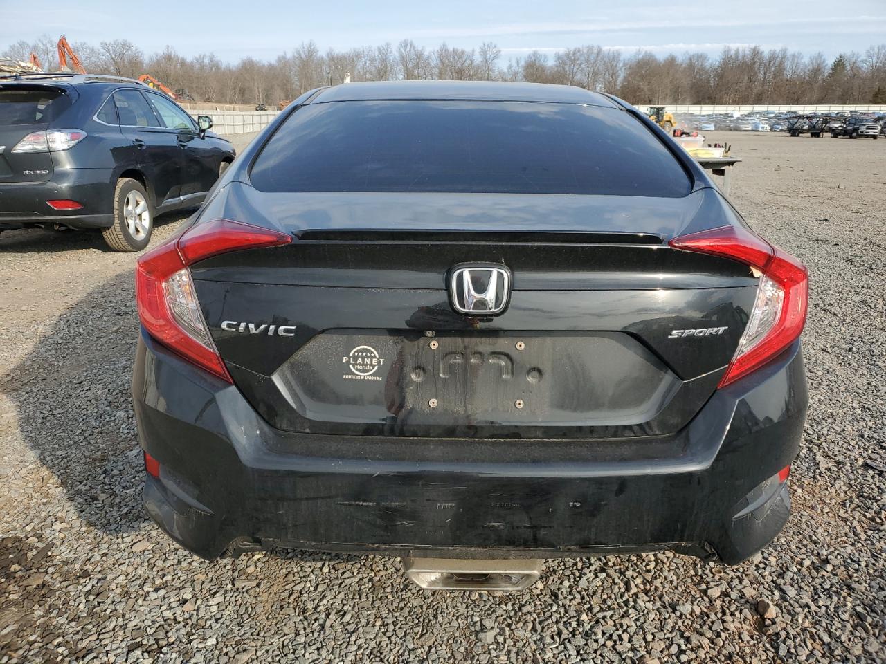 2019 Honda Civic VIN 2HGFC2F87KH584813 Copart auction photo, front end damage thumbnail 6