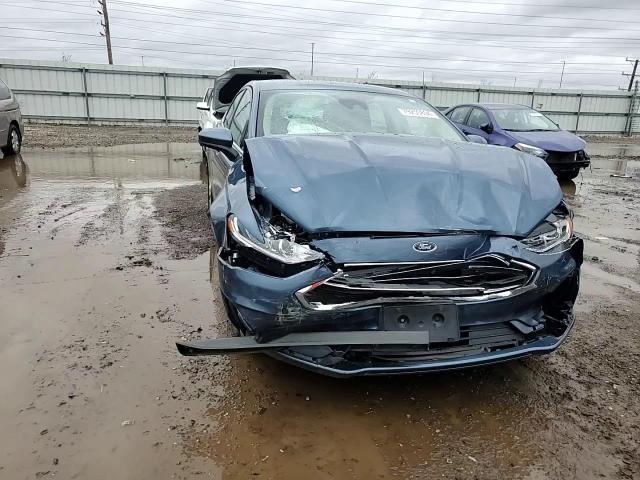 2019 Ford Fusion VIN 3FA6P0HD8KR129027 Copart auction photo, front end / side damage thumbnail 11