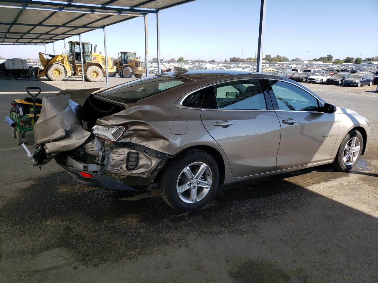 2022 Chevrolet Malibu VIN 1G1ZD5ST3NF175212 Copart auction photo, rear end damage thumbnail 3