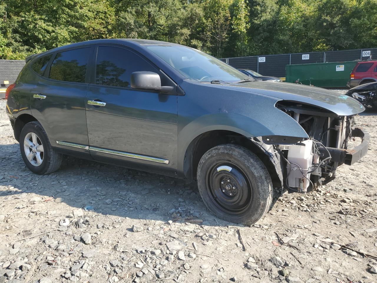 2013 Nissan Rogue VIN JN8AS5MT7DW037795 Copart auction photo, front end / rear end damage thumbnail 4