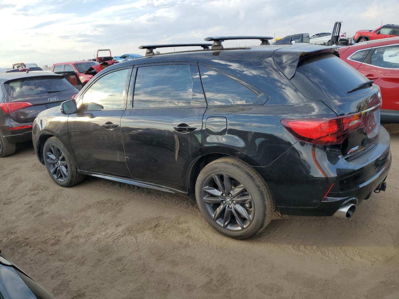 2020 Acura MDX VIN 5J8YD4H05LL016685 Copart auction photo, side damage thumbnail 2