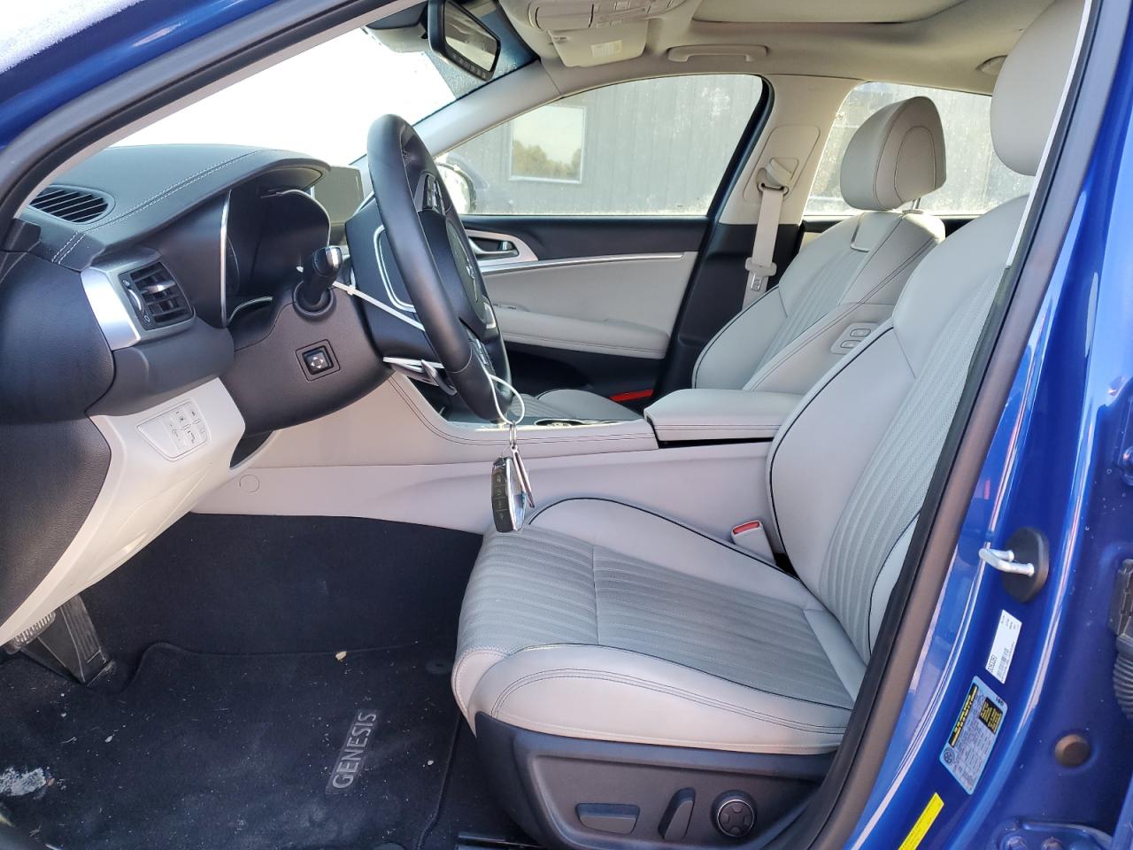 2020 Genesis G70 VIN KMTG34LA6LU053351 Copart auction photo, frame damage damage thumbnail 7
