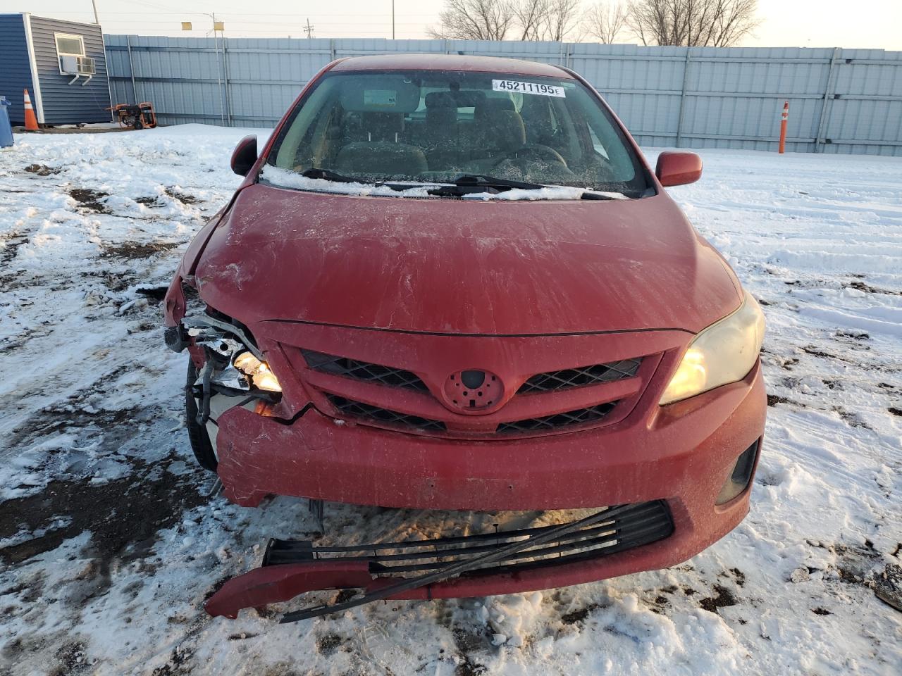 2011 Toyota Corolla VIN JTDBU4EE9B9140829 Copart auction photo, front end damage thumbnail 5