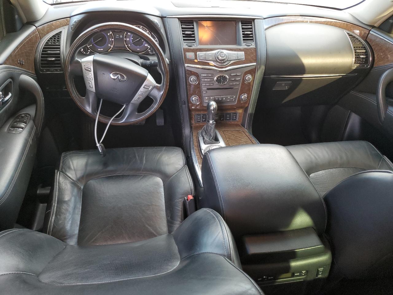 2015 Infiniti QX80 VIN JN8AZ2NC0F9370883 Copart auction photo, partial repair / mechanical damage thumbnail 8