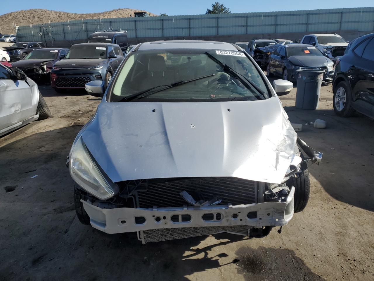 2017 Ford Focus VIN 1FADP3N20HL268233 Copart auction photo, all over damage thumbnail 5