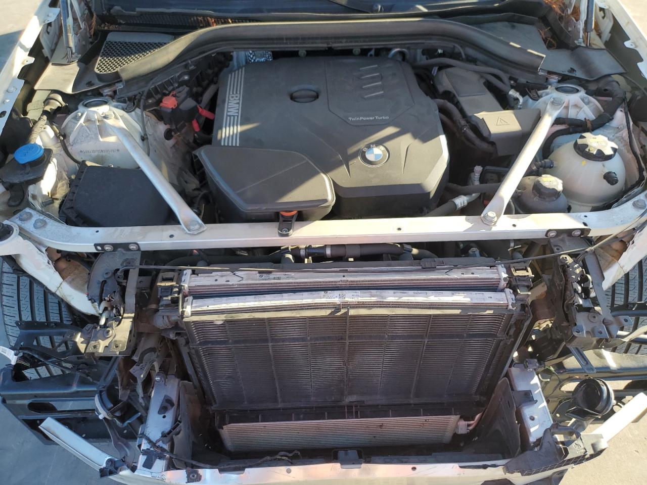 2022 BMW X3 VIN 5UX43DP05N9J95097 Copart auction photo, front end damage thumbnail 12