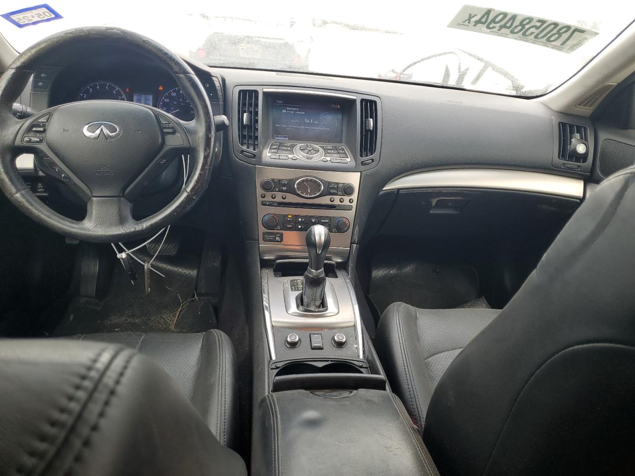 2013 Infiniti G VIN JN1CV6AR2DM762570 Copart auction photo, front end / minor dent/scratches damage thumbnail 8