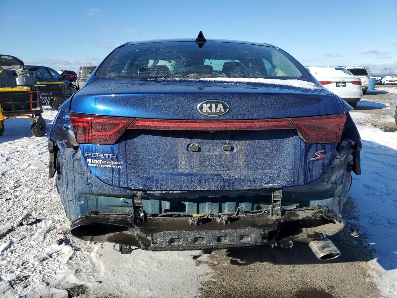 2019 KIA Forte VIN 3KPF34AD2KE016883 Copart auction photo, rear end / side damage thumbnail 6