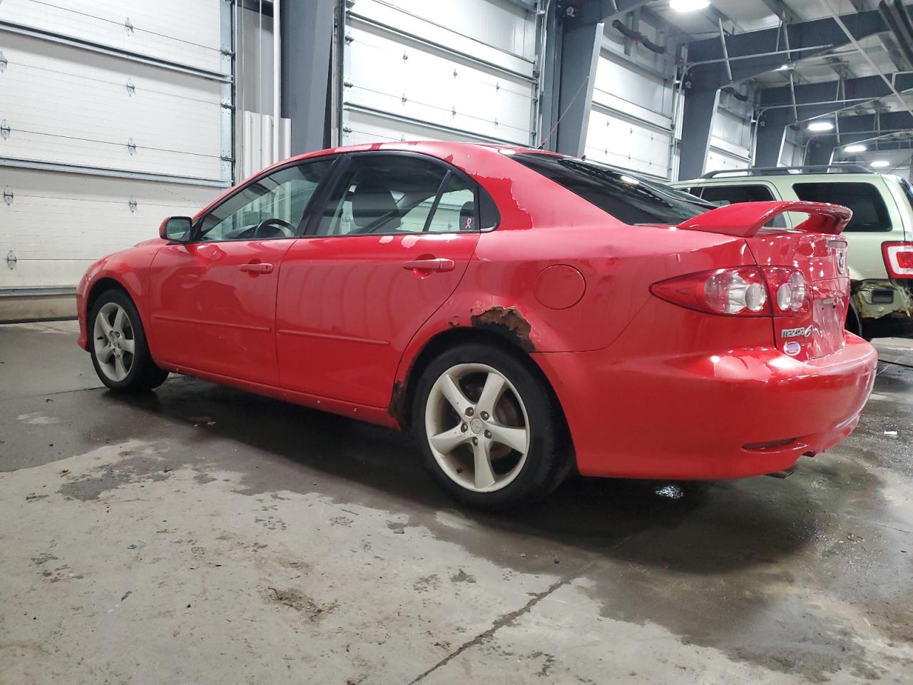 2004 Mazda 6 VIN 1YVFP84C145N57558 Copart auction photo, side / front end damage thumbnail 2