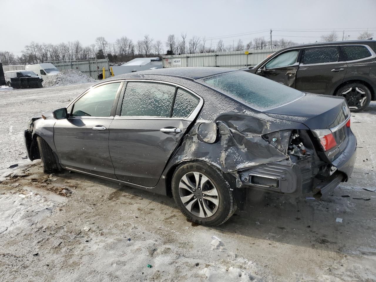 2013 Honda Accord VIN 1HGCR2F32DA158602 Copart auction photo, front end / rear end damage thumbnail 2