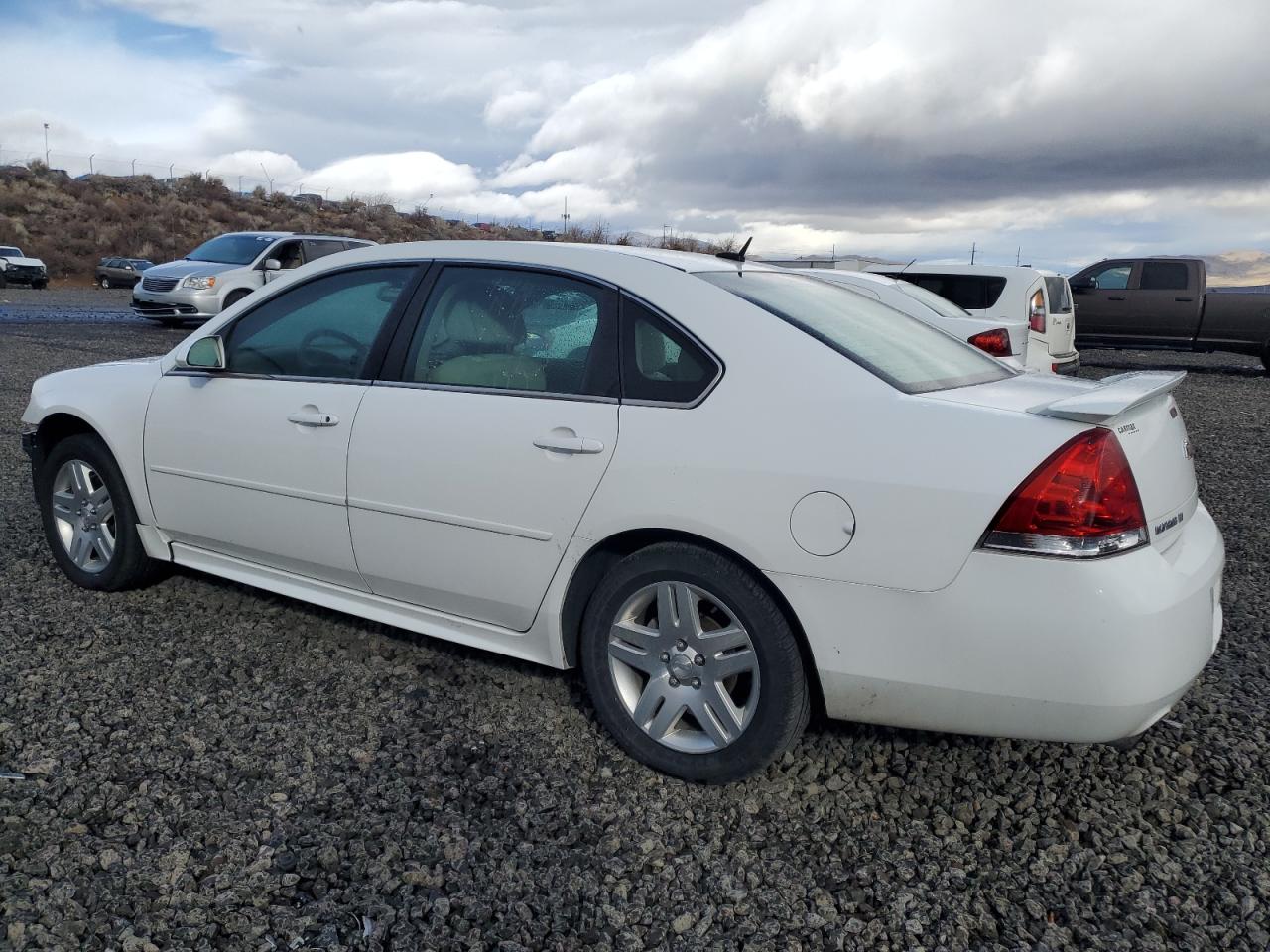 2012 Chevrolet Impala VIN 2G1WB5E39C1205337 Copart auction photo, front end / side damage thumbnail 2