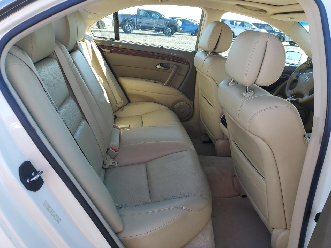 2008 Acura RL VIN JH4KB166X8C002500 Copart auction photo, rear end damage thumbnail 10