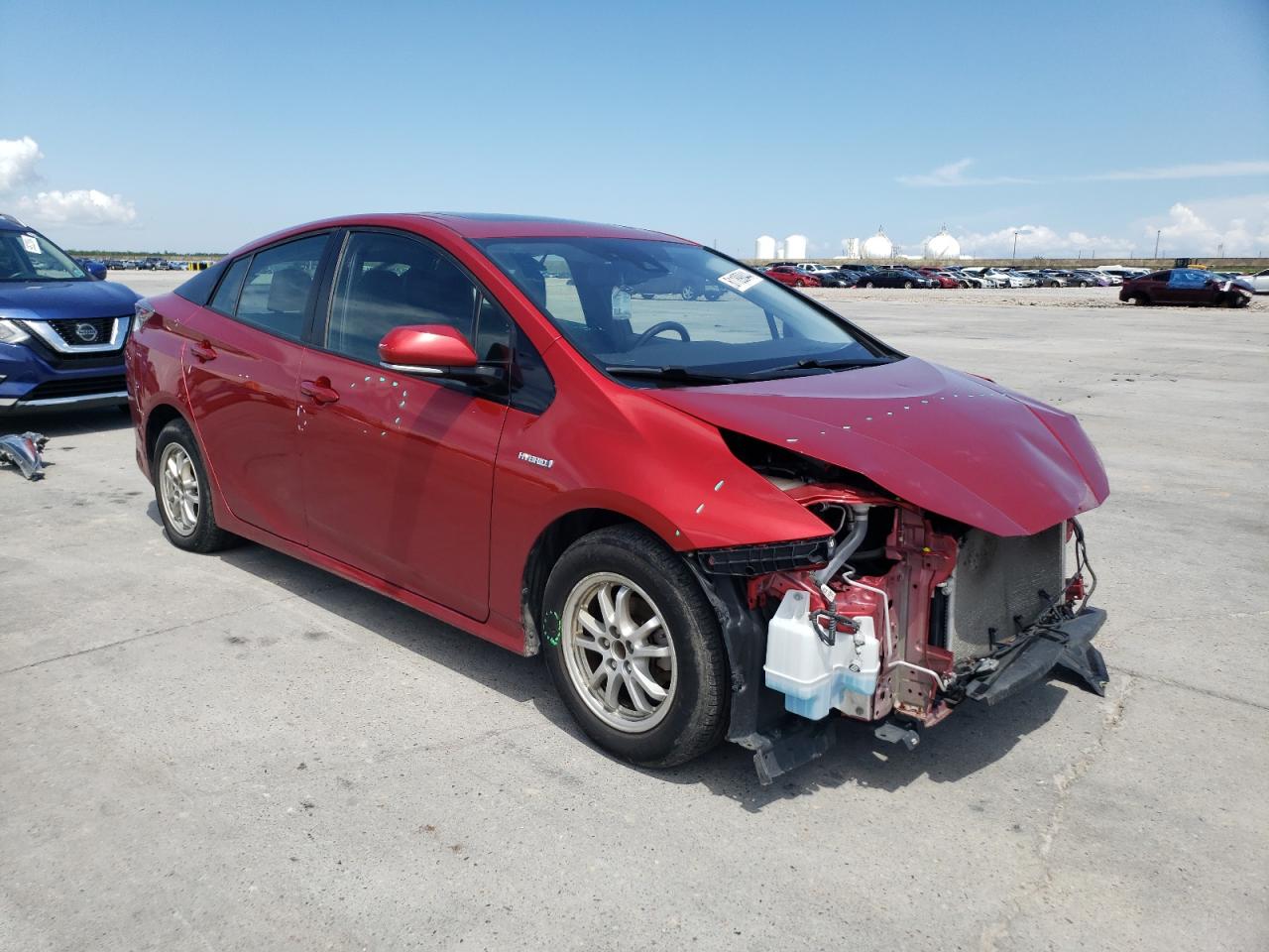 2017 Toyota Prius VIN JTDKARFU3H3538903 Copart auction photo, all over damage thumbnail 4
