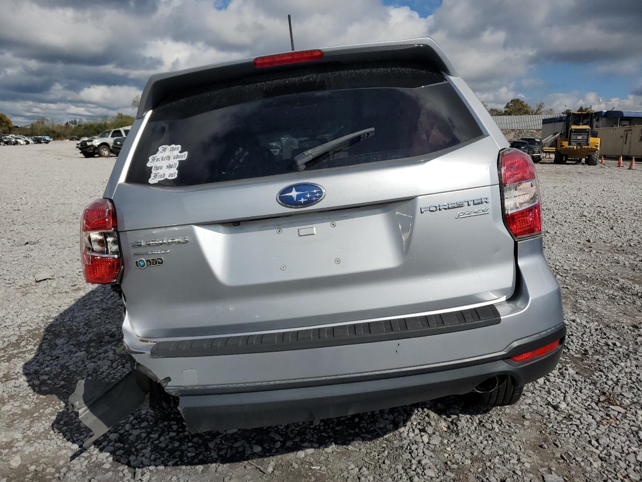 2014 Subaru Forester VIN JF2SJAJC7EH411118 Copart auction photo, front end / all over damage thumbnail 6