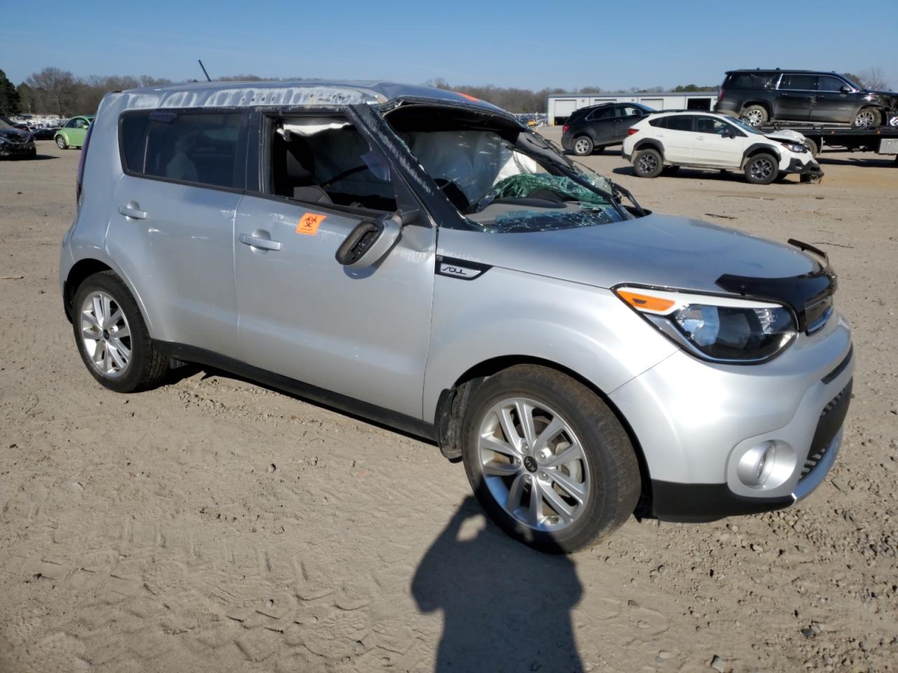 2017 KIA Soul VIN KNDJP3A52H7492464 Copart auction photo, all over damage thumbnail 4