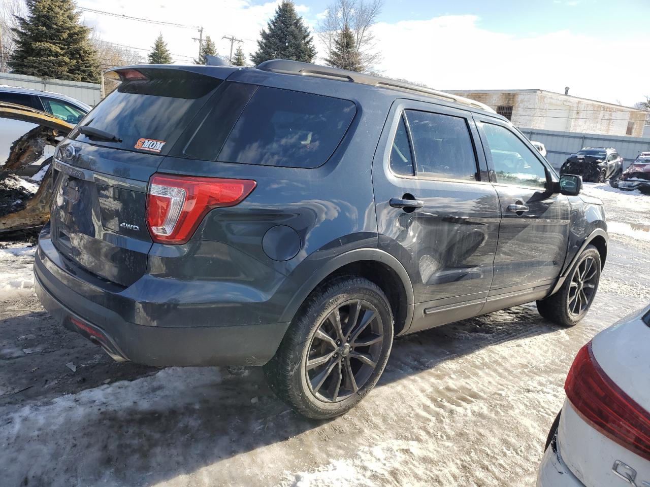 2017 Ford Explorer VIN 1FM5K8D89HGB60293 Copart auction photo, front end damage thumbnail 3