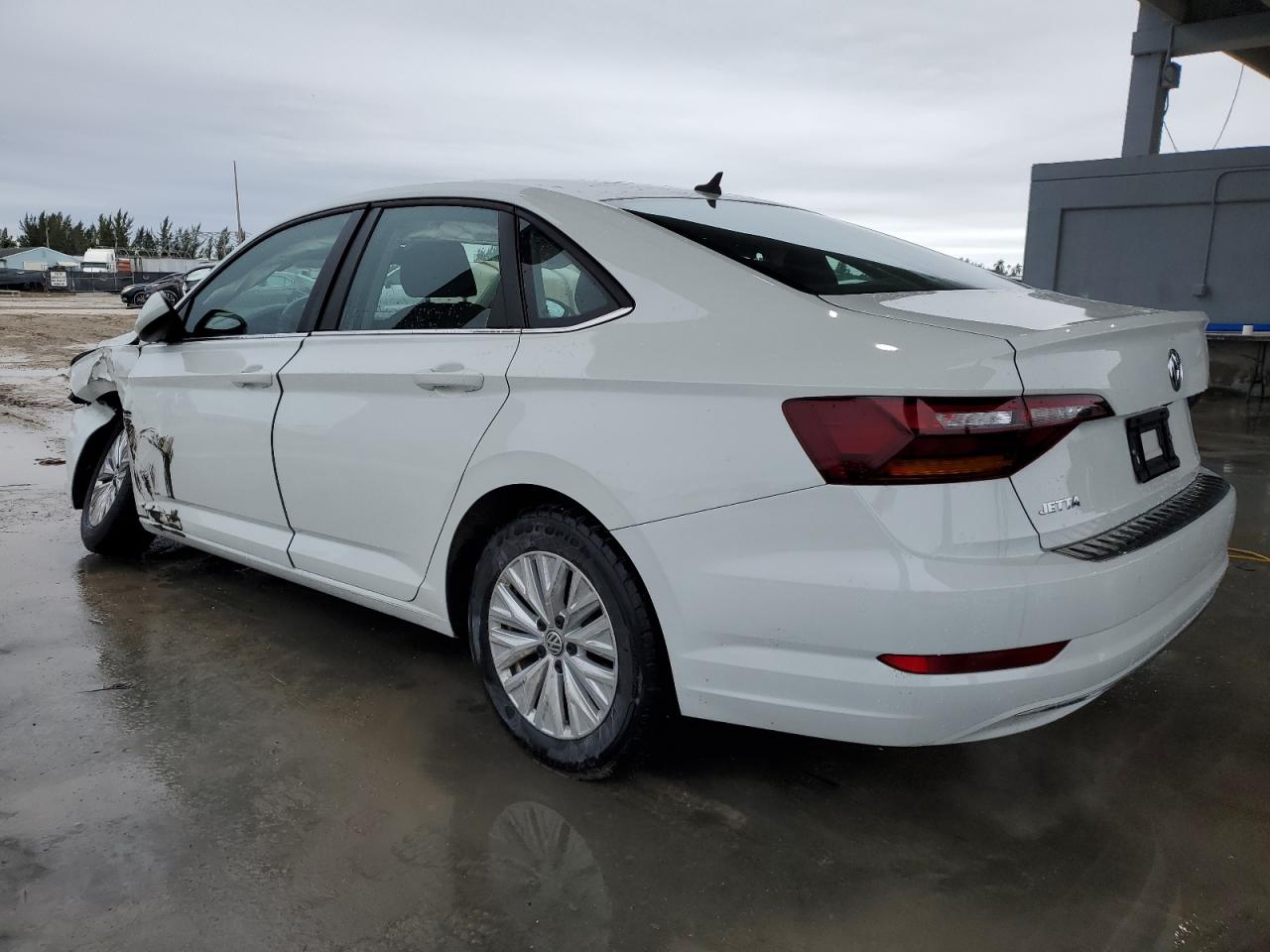 2019 Volkswagen Jetta VIN 3VWCB7BU2KM222908 Copart auction photo, front end / side damage thumbnail 2
