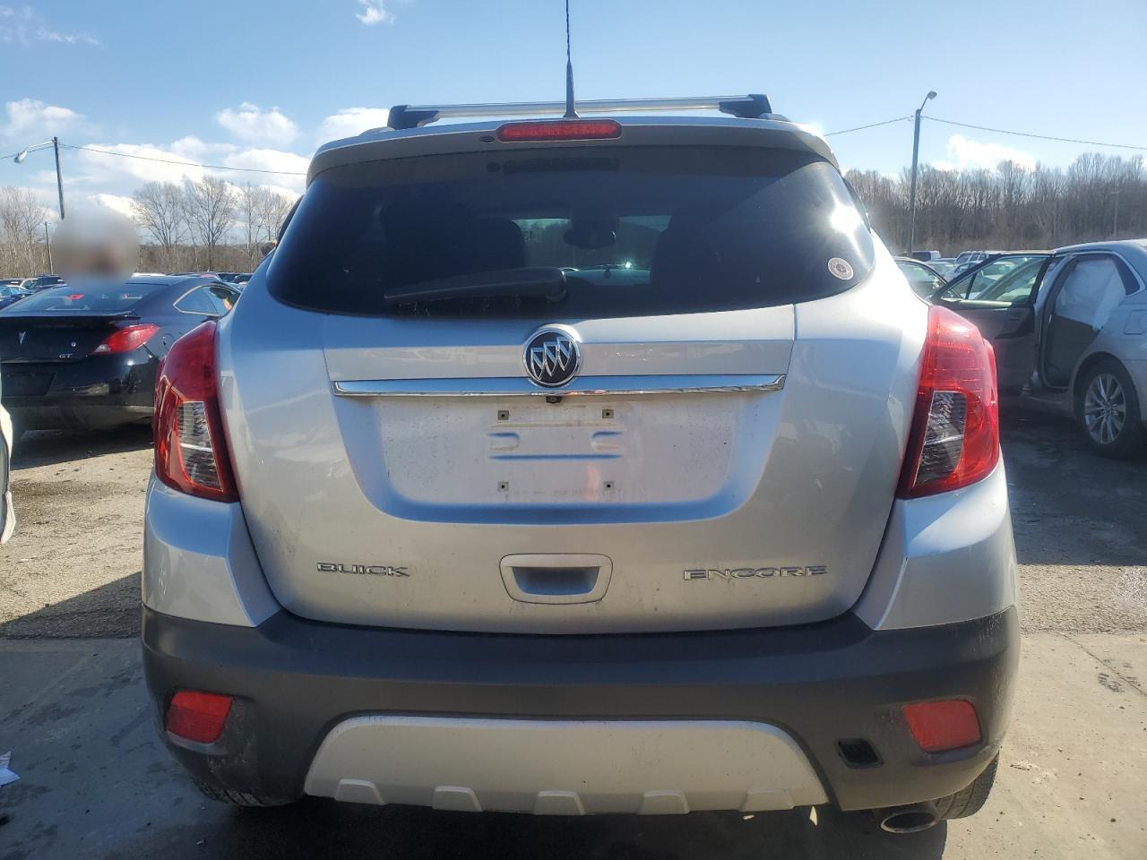 2014 Buick Encore VIN KL4CJCSB8EB776845 Copart auction photo, front end damage thumbnail 6