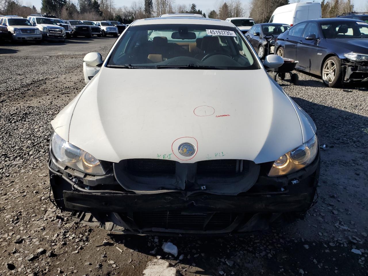 2009 BMW 3er VIN WBAWC73539E068775 Copart auction photo, front end damage thumbnail 5