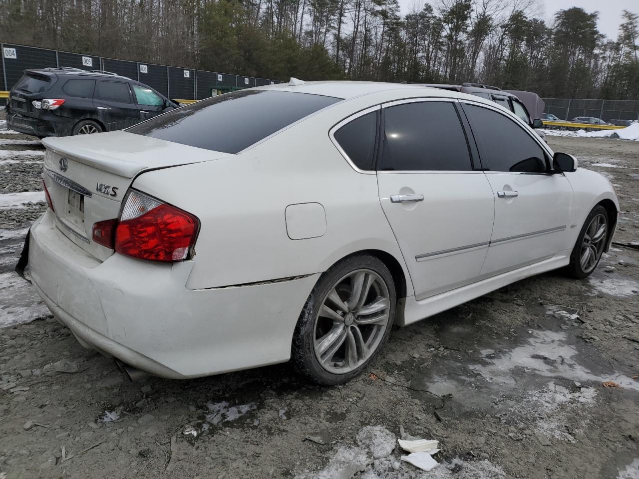 2008 Infiniti M VIN JNKAY01E88M602607 Copart auction photo, rear end damage thumbnail 3