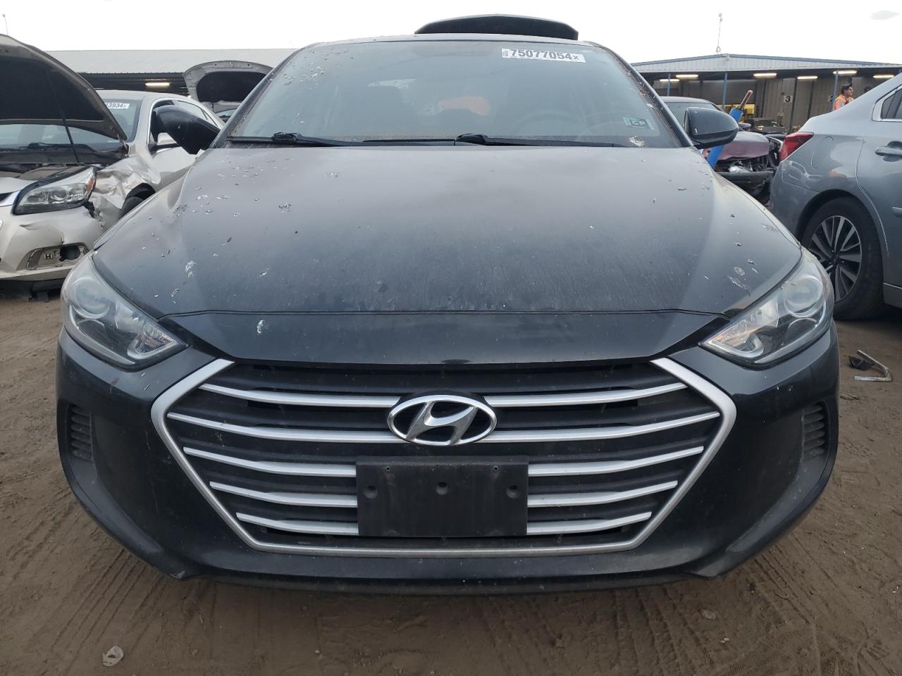 2017 Hyundai Elantra VIN KMHD84LF7HU429623 Copart auction photo, side / rear end damage thumbnail 5