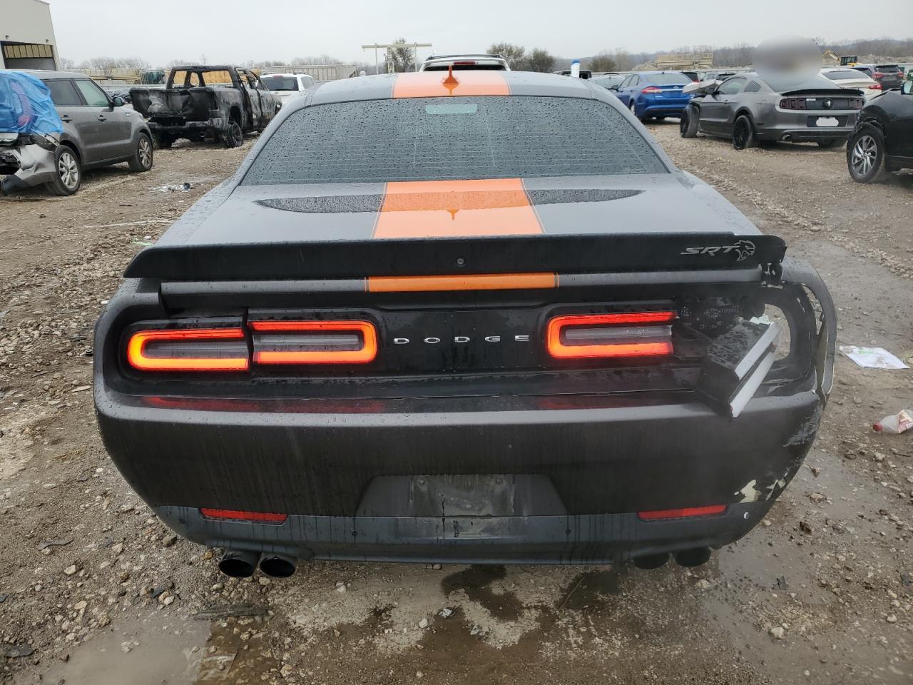2018 Dodge Challenger VIN 2C3CDZC97JH232631 Copart auction photo, all over damage thumbnail 6